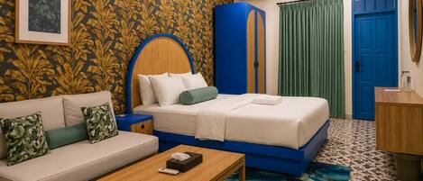 Habitación doble Deluxe, para no fumadores | Escritorio y wifi gratis
