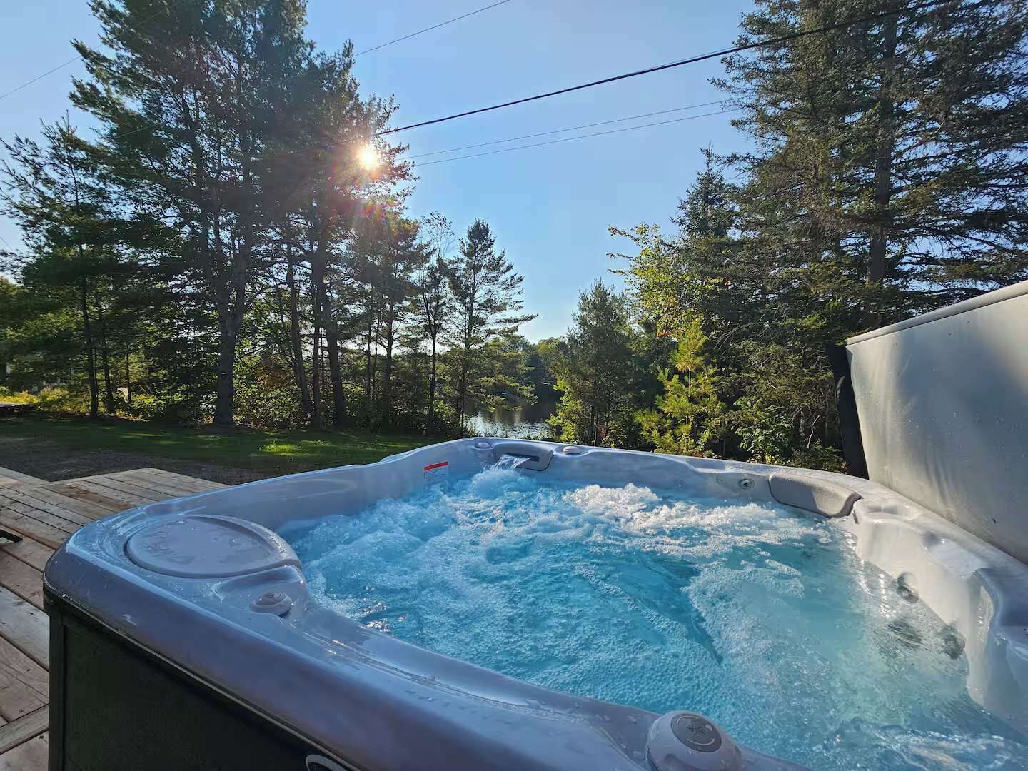 Bain à remous extérieur