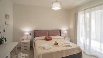 Premium bedding, memory foam beds, minibar, individually decorated