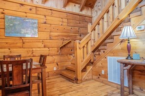 Interior - Log Cabin | 7 min walk to Downtown Pkwy | Hot Tub (Gatlinburg)