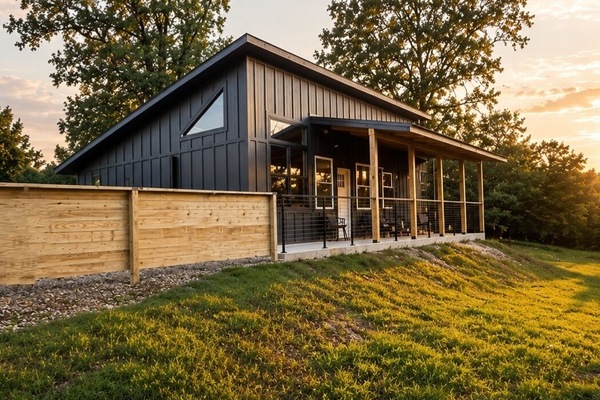 New! June 2026, this elevated home off of Airport Rd is accessible and unique