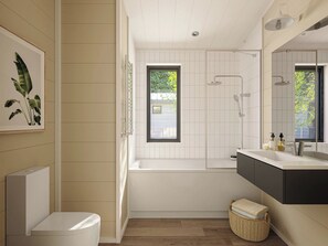 Ducha y secador de pelo