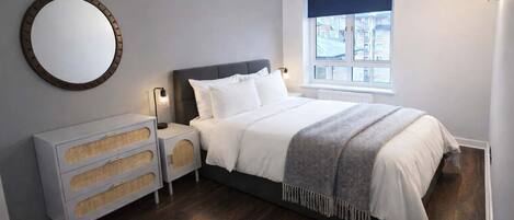 Iron/ironing board, WiFi, bed sheets