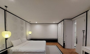 2 slaapkamers, een strijkplank/strijkijzer, wifi, beddengoed
