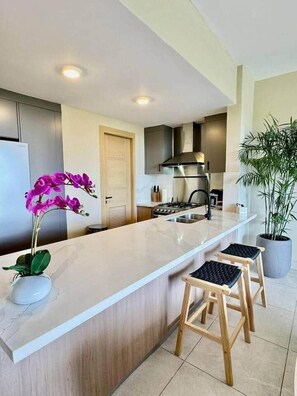 Private kitchen - Apartmet Terra 2 | Terra II • Near PUJ Airport • Pool (Punta Cana)