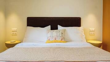 Apartemen Keluarga | Brankas, setrika/meja setrika, Wi-Fi gratis, dan seprai linen