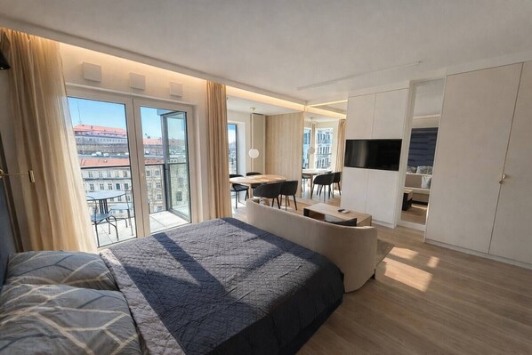 1 Schlafzimmer, Bügeleisen/Bügelbrett, kostenloses WLAN, Bettwäsche
