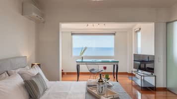 Superior Villa, Sea View | Hypo-allergenic bedding, in-room safe, desk, blackout drapes