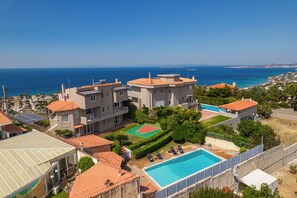 Aerial view - Blue Horizon Villa (Kalyvia Thorikou)