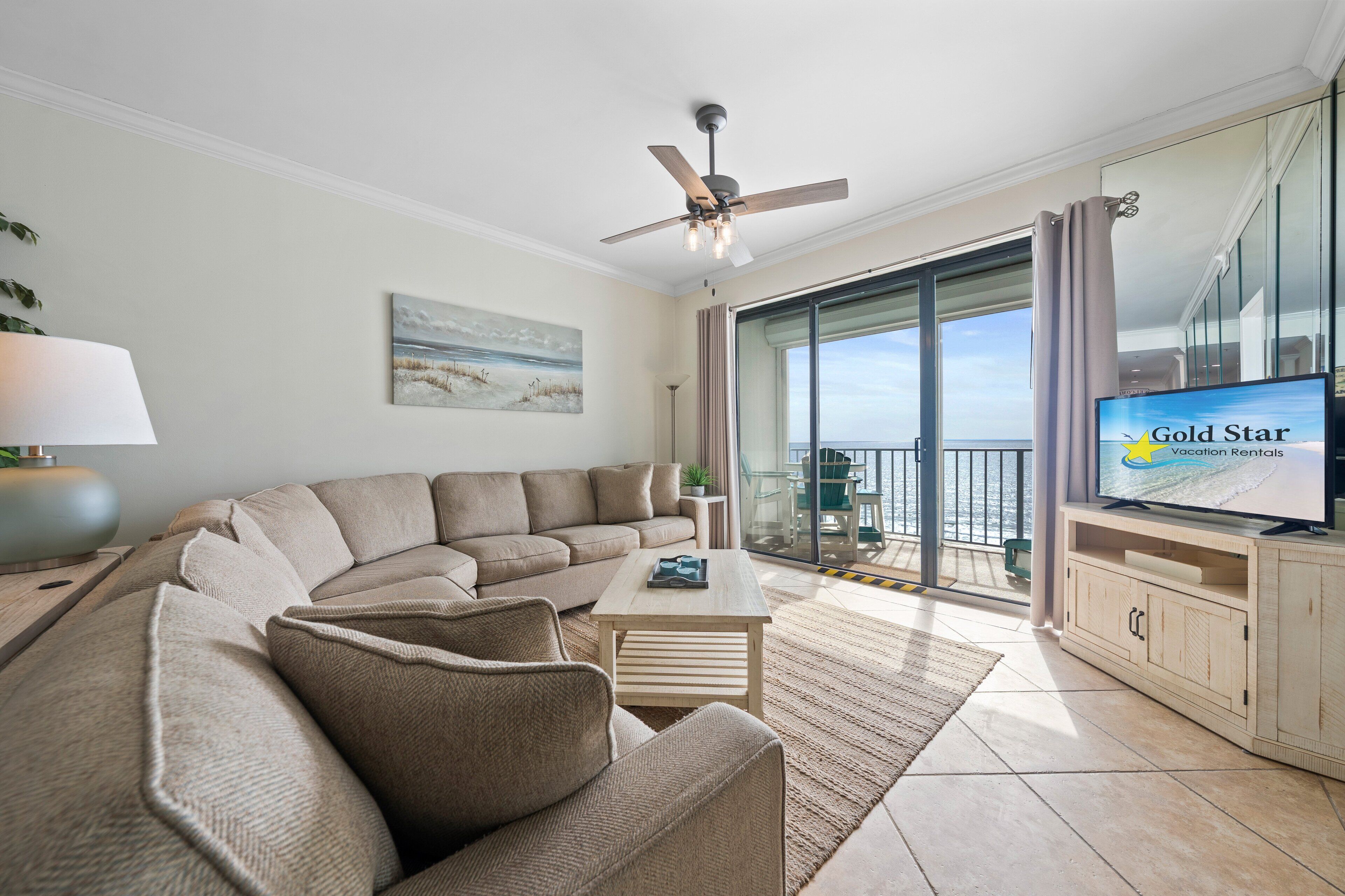 Condo, Multiple Beds, Balcony, Ocean View (Summerchase 1206) | Living area