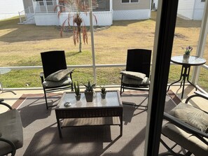 Terrace/patio - Marvelous 3-bedroom house with AC in The Villages (The Villages)