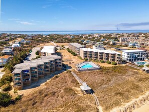Exterior - Oceanfront condo in Duck with community pool! (Duck)