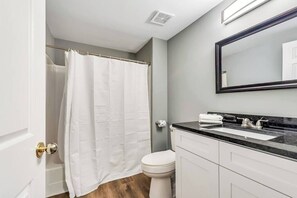 Shower, hair dryer