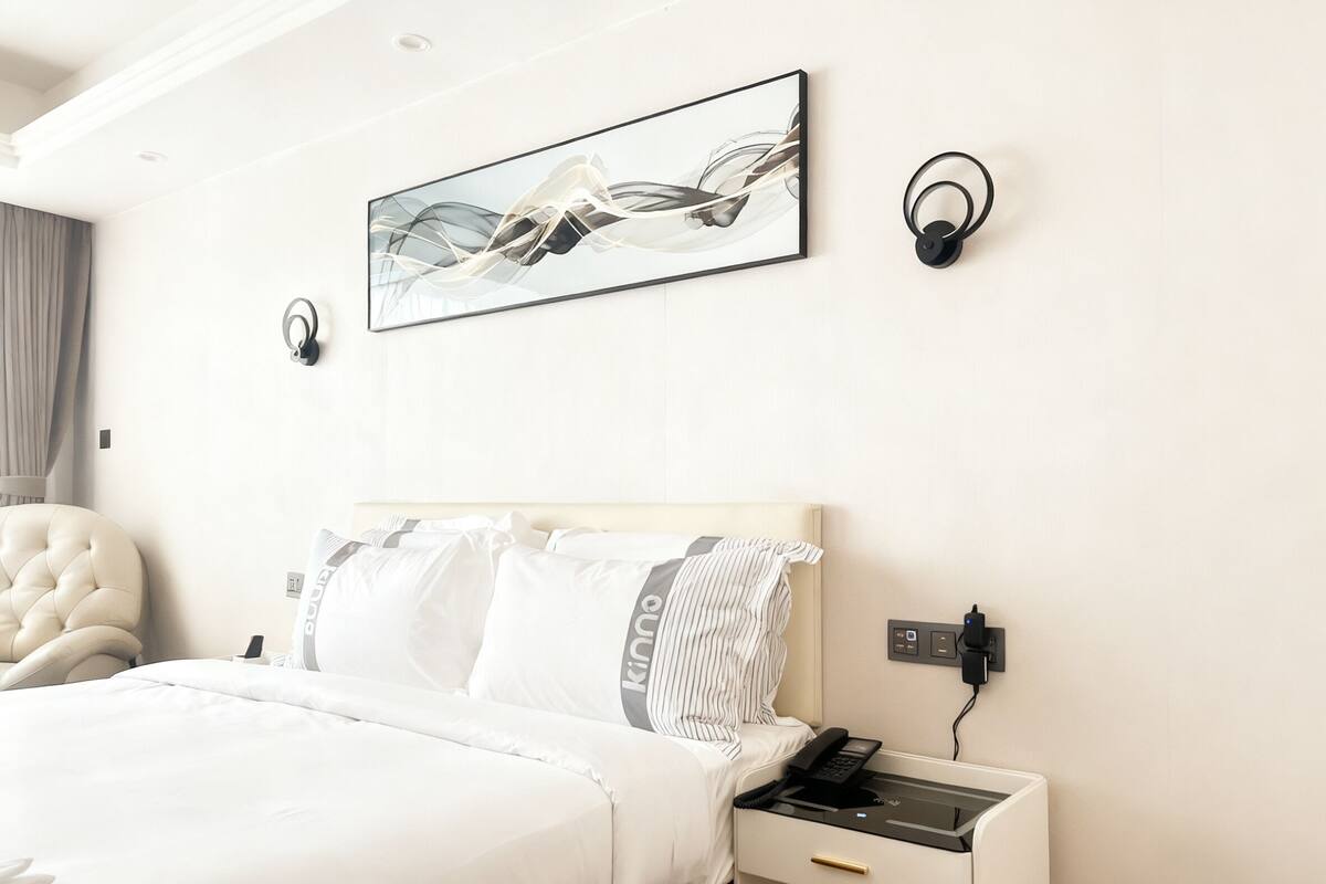 Chambre Luxe, balcon, vue ville