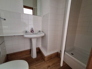 Deluxe Triple Room | Bathroom | Shower, towels, soap, shampoo - The Albert Hotel (Gloucester)