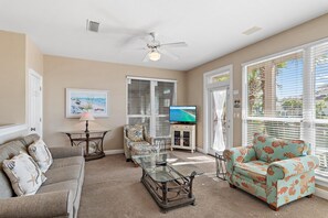 Condo, Multiple Beds (Destiny Beach Villas #9A) | Living area - Destiny Beach Villas #9A (Destin)