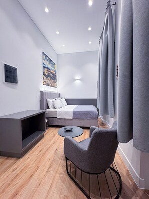 Superior Double Room, City View | Premium bedding, in-room safe, individually decorated - Lofus Art Suites (Athens)