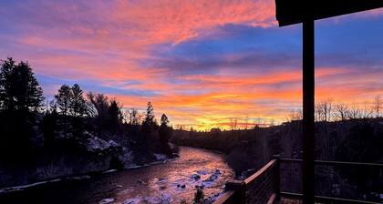 Private Riverfront Lodge on 67 Acres I Ashton, ID