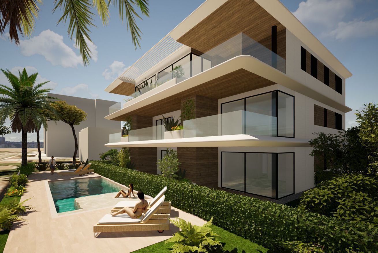 Et oppvarmet basseng