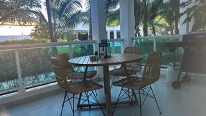 Apartment, 2 Bedrooms, Accessible, Balcony | Outdoor dining - Beautiful 2r2b Apartment in Playa Bibijagua, Punta Cana (Punta Cana)