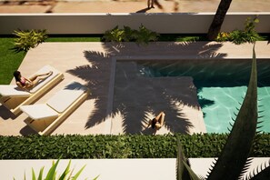 Beheizter Pool