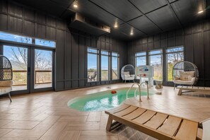 Indoor pool, a heated pool - Thunder Mountain Escape w/Private Indoor Pool (Sevierville)