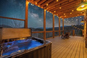 Terrace/patio - Thunder Mountain Escape w/Private Indoor Pool (Sevierville)