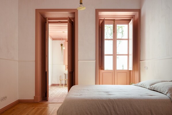 2 Schlafzimmer, Bügeleisen/Bügelbrett, kostenloses WLAN, Bettwäsche