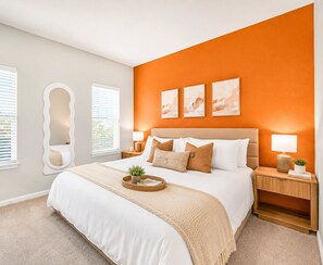 3 chambres, fer et planche à repasser, lit parapluie, Wi-Fi gratuit