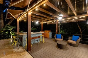 Luxury House, 5 Bedrooms, Private Pool | Terrace/patio - House Reserva Conchal Llama del Bosque (Cabo Velas)