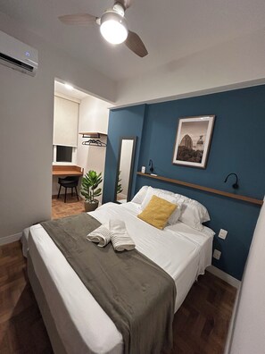 Blackout curtains, iron/ironing board, free WiFi - 2 quartos 650m praia de Ipanema (Rio de Janeiro)