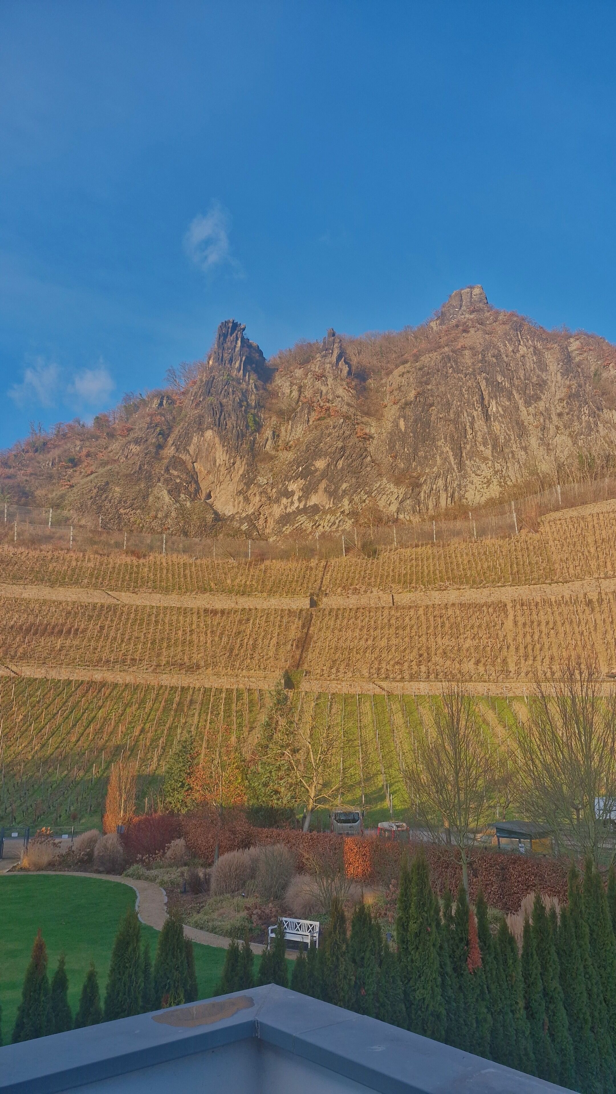 Blick von der Unterkunft