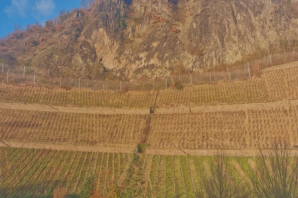 Blick von der Unterkunft