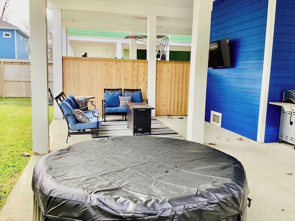 Terrace/patio - Kemah Marina Home for 8 (Kemah)