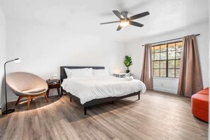 3 bedrooms, iron/ironing board, travel cot, WiFi