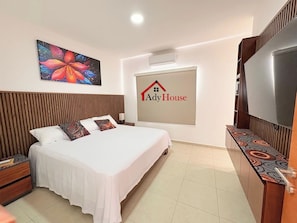 3 chambres, fer et planche Ă repasser, Wi-Fi, literie fournie