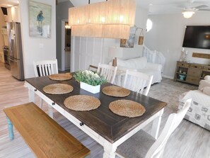 Dining - Remodeled 4 bed 3 bath with a whole outdoor covered living underneath the home (Myrtle Beach)