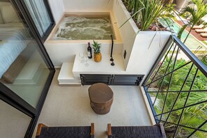 Luxury Apartment, Pool View | Terrace/patio - Jungle Retreat Xibalba  (Tulum)