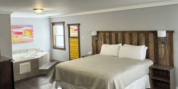 Studio Suite Deluks, pemandangan pelabuhan | Tirai kedap cahaya, setrika/meja setrika, dan Wi-Fi gratis