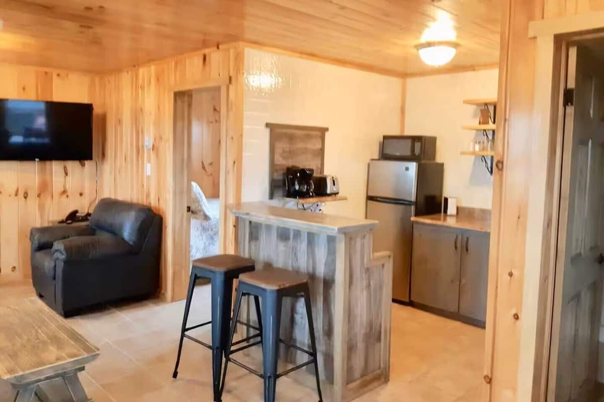 Kabin, pemandangan samudra | Dapur kecil pribadi