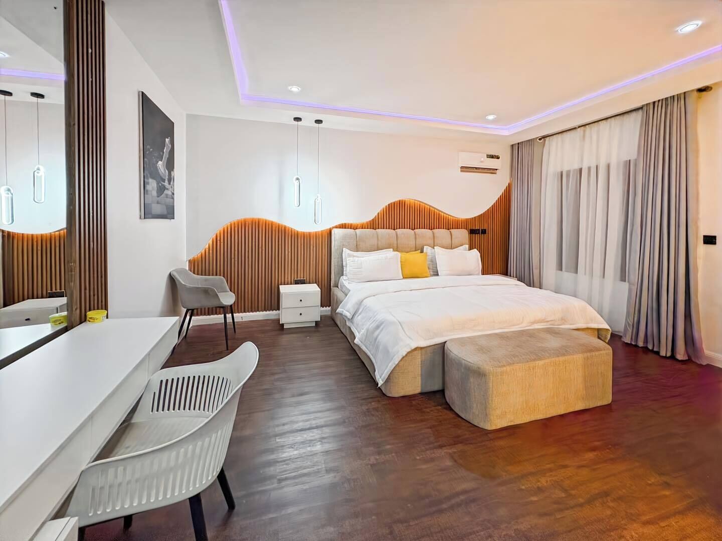 Comfort Apartment, Balcony, City View | In-room safe, desk, laptop workspace, blackout drapes