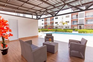 Pool - 2 bedrooms, pool, 7 minutes from the airport (Punta Cana)