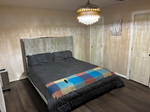 5 dormitorios, tabla de planchar con plancha, wifi y ropa de cama