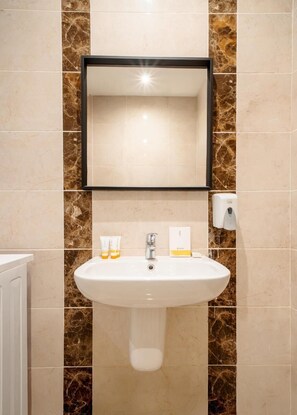 Shower, towels - VESTA  - Luxury APT - 1BR - Porto Cairo (New Cairo City)