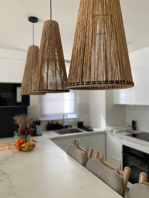 Fridge, microwave, oven - VESTA - Luxury APT - 1BR - Fairway (El Gouna)
