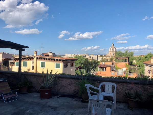 Terrace/patio - Sant'Onofrio - Trastevere Vatican apartment in Rome (Roma)