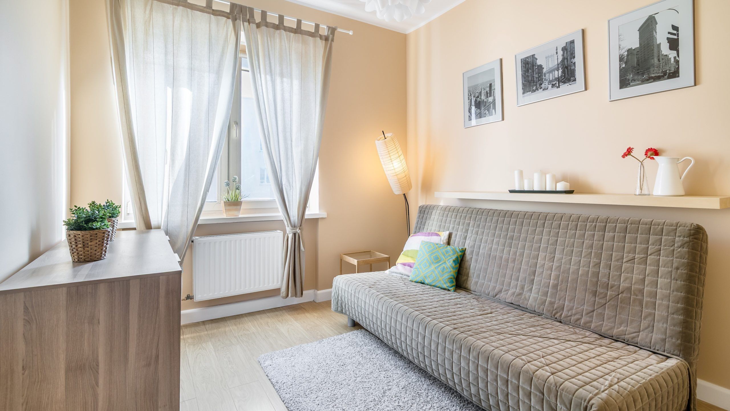 Leilighet – comfort, byutsikt | Oppholdsområde