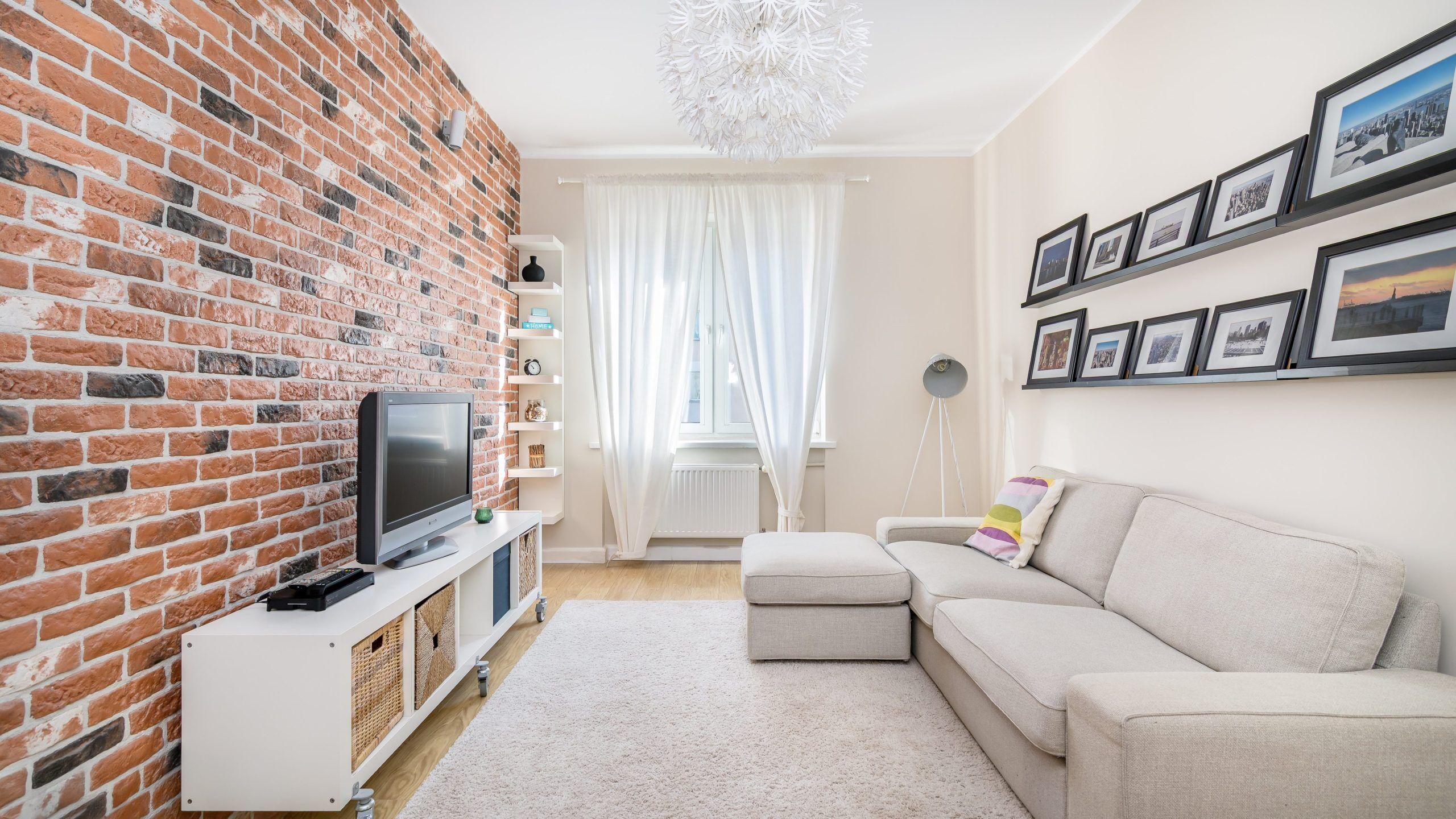 Apartamento conforto, vista para a cidade | Área de estar