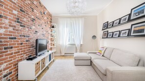 Comfort-Apartment, Stadtblick | Wohnbereich