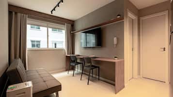 Studio, byutsikt | Innvendig